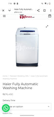 Haier Fully Automatic Washing Machine