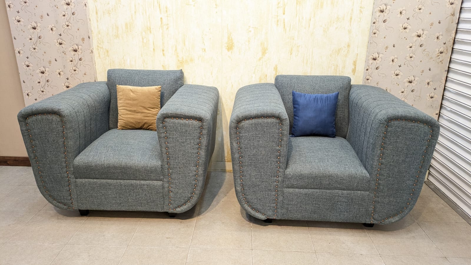 Pair Of Single Seater Sofa's