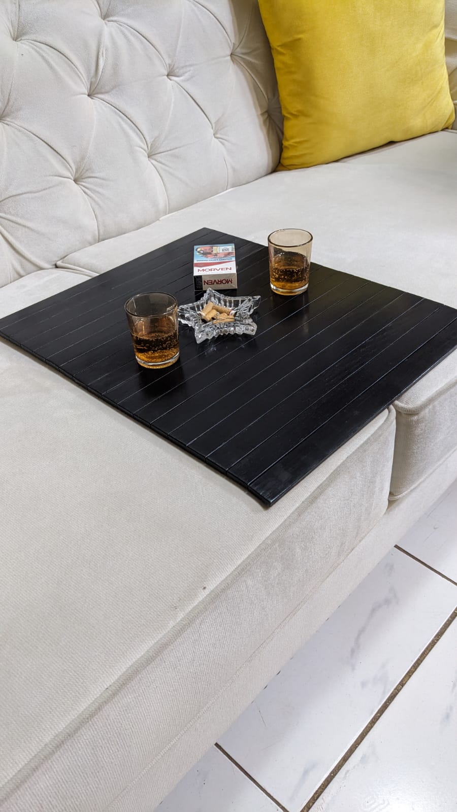 Brand New Wooden Sofa Armrest Table