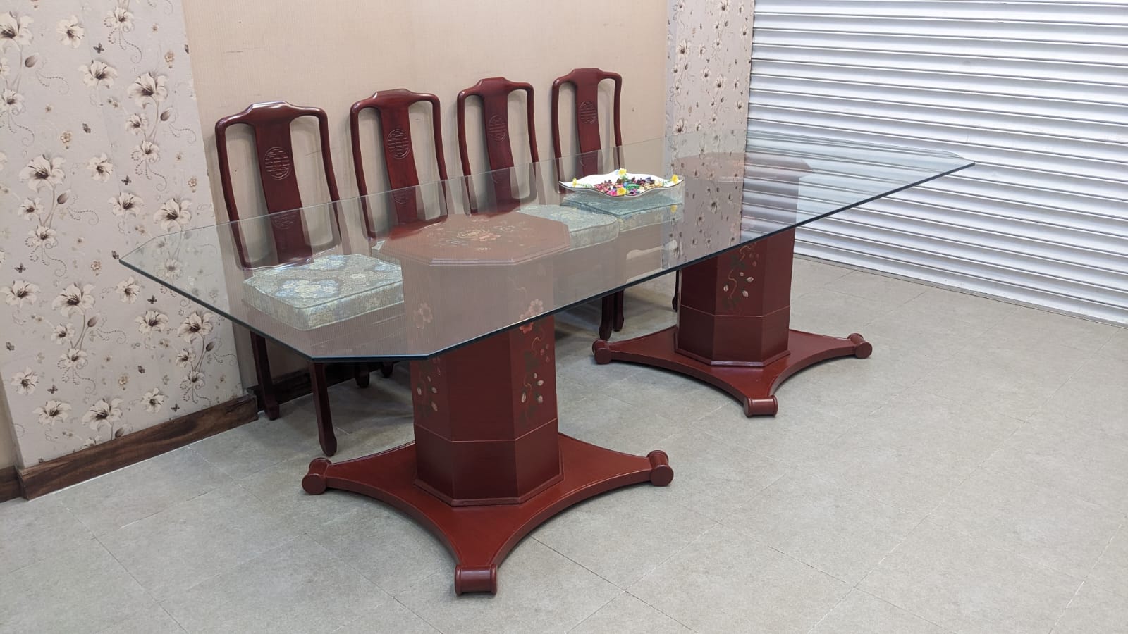 Antique Imported Chinese 10 Seater Dining Table