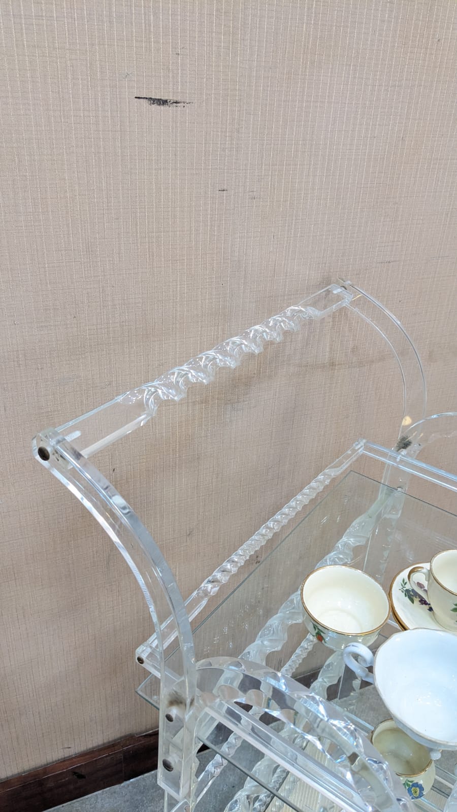 Acrylic Tea Trolley