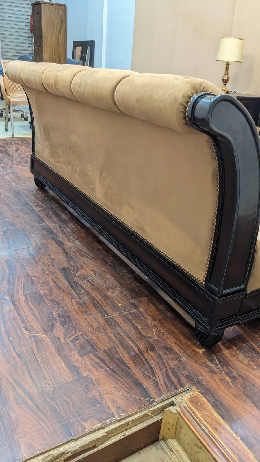 🔥Habitt🔥 King Size Bed with 2 Side Tables & Dressing Table