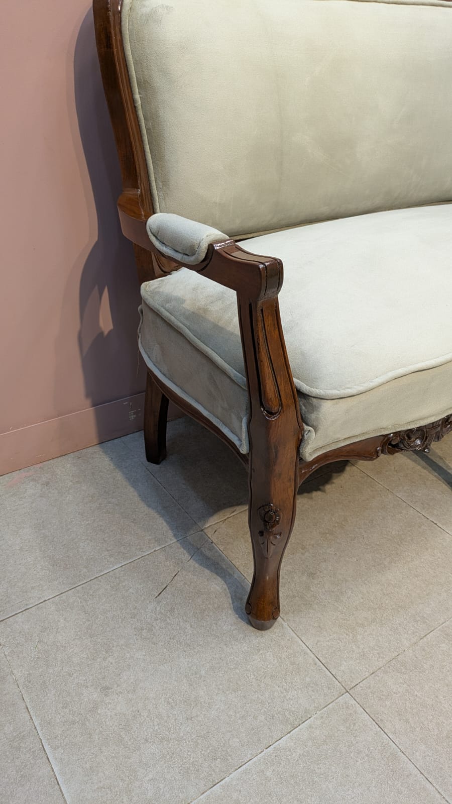 Solid Sheesham 4 Seater Sofa Set