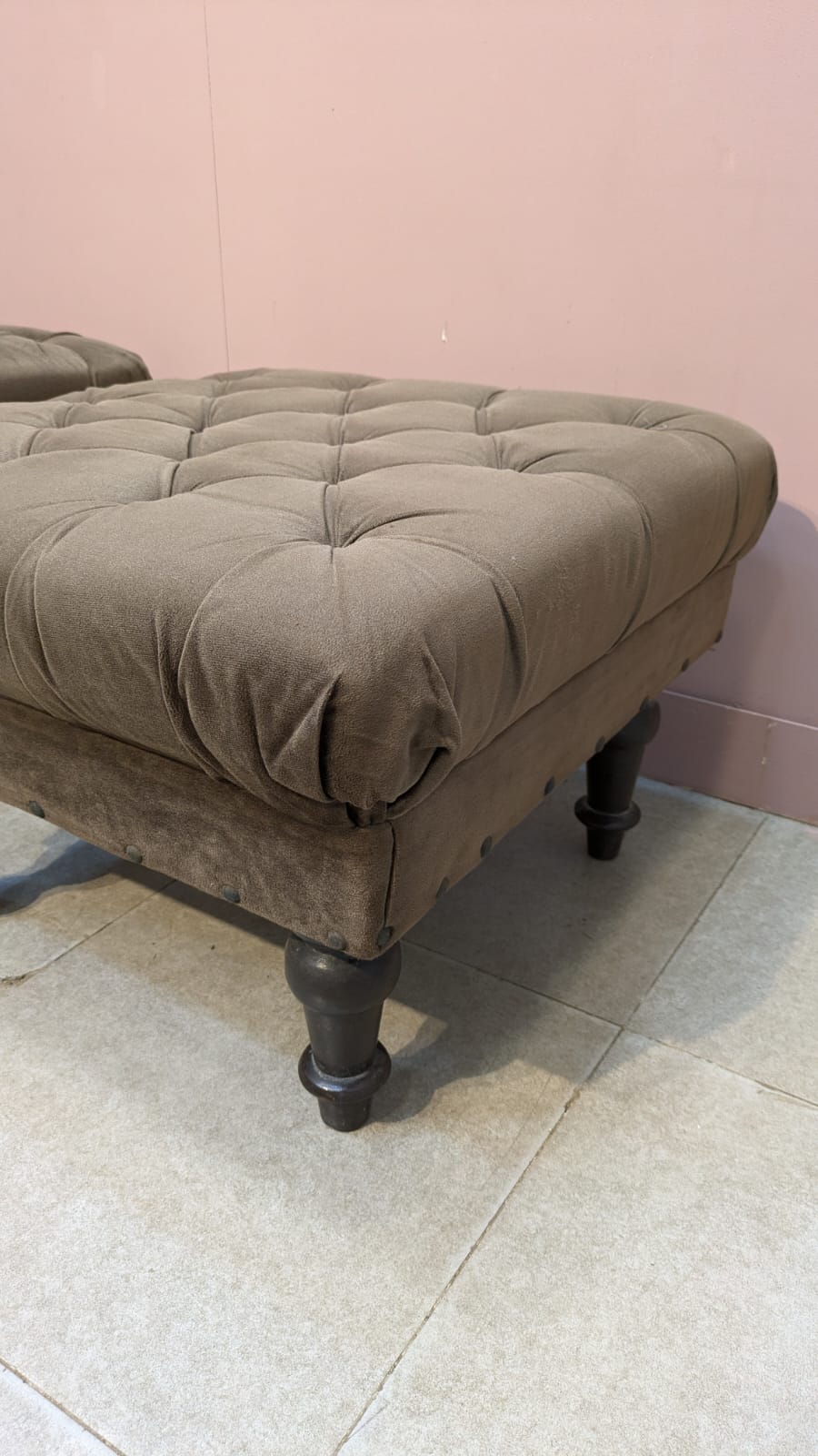 Pair of ottoman