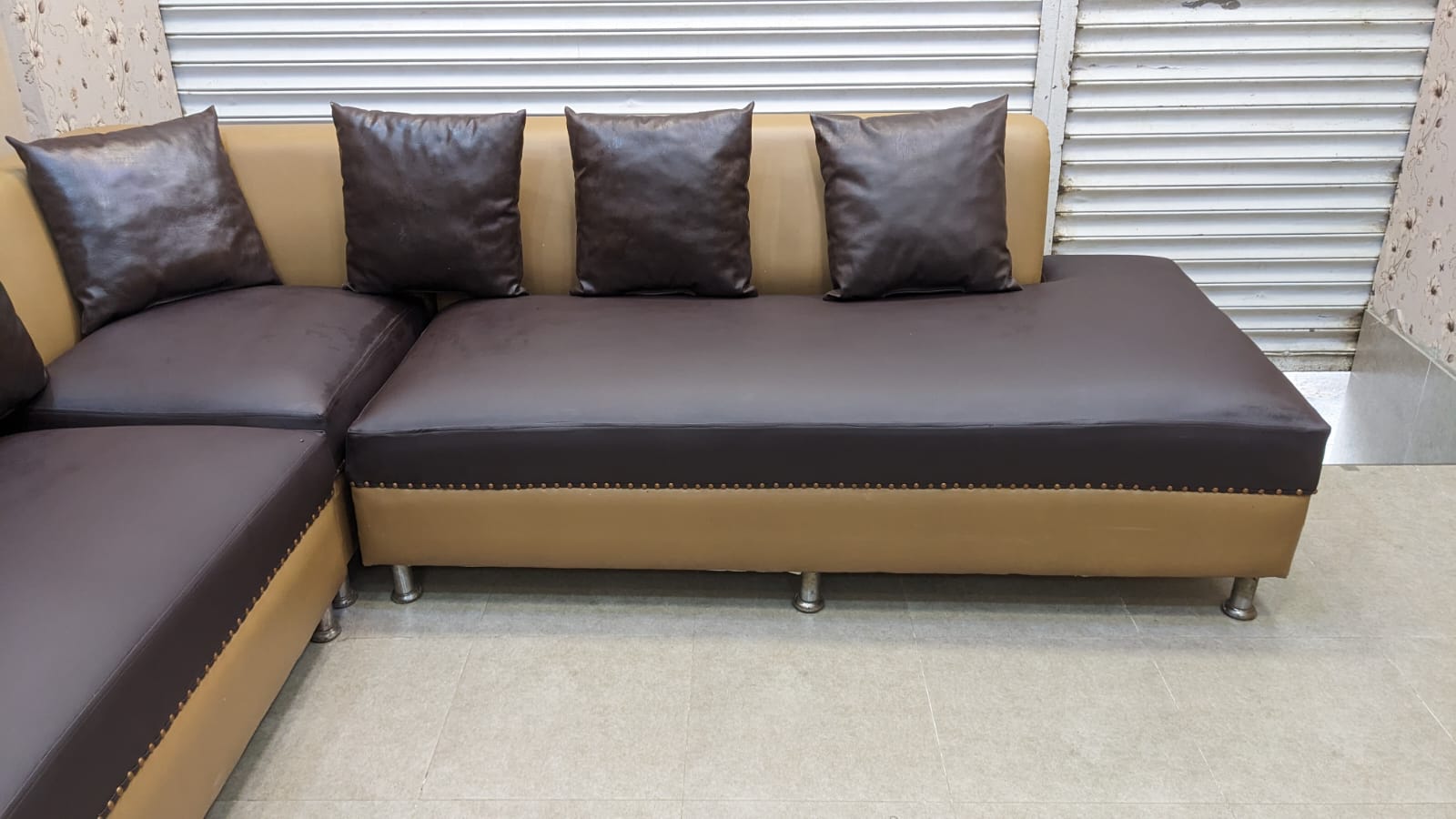 7 Seater L Shape Sofa Set