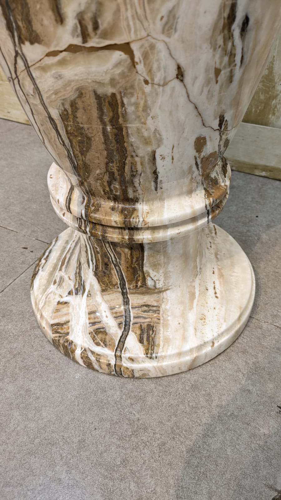 Onyx Marble Floor Vase