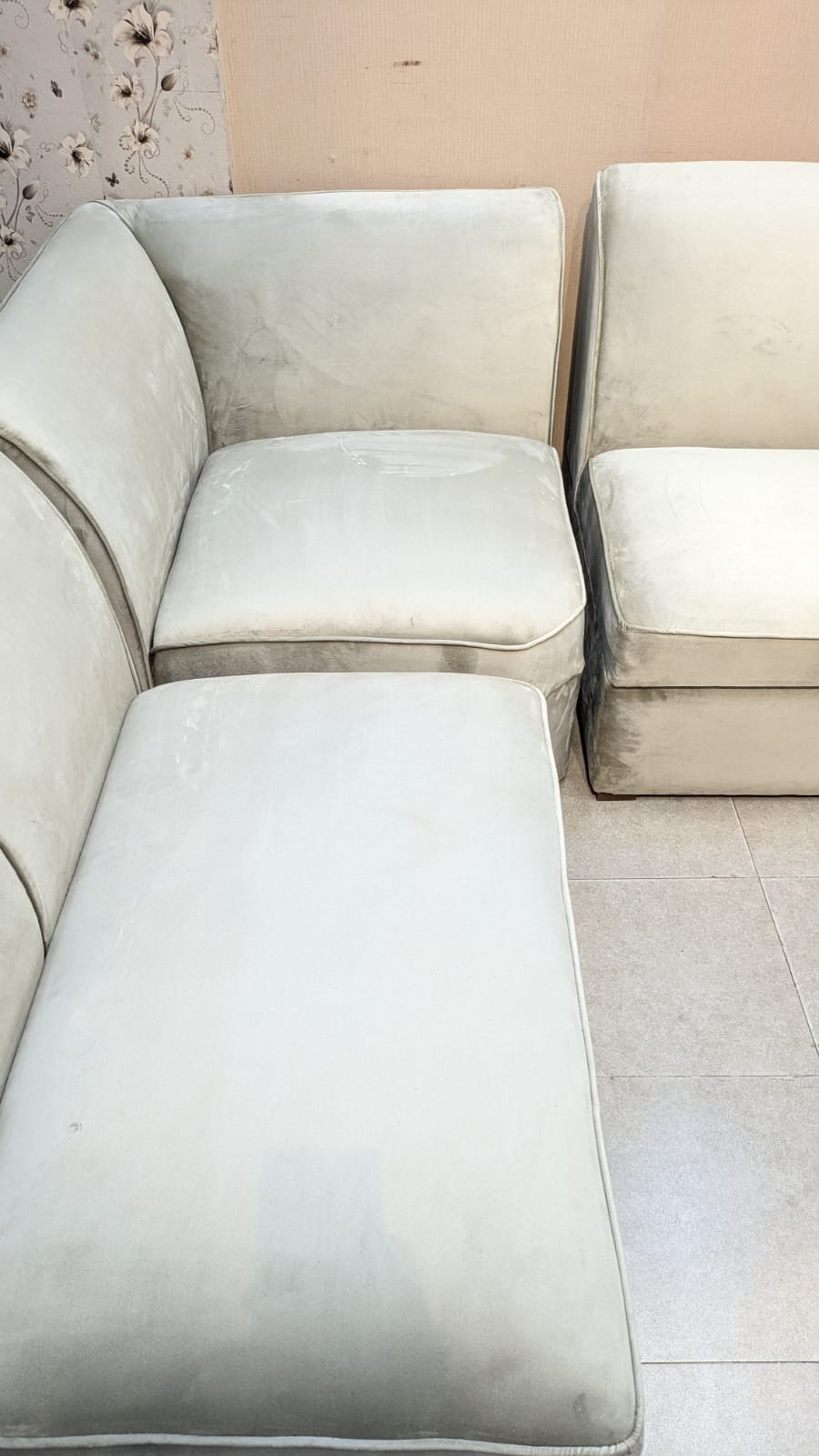 7 Seater L Shape Sofa Set