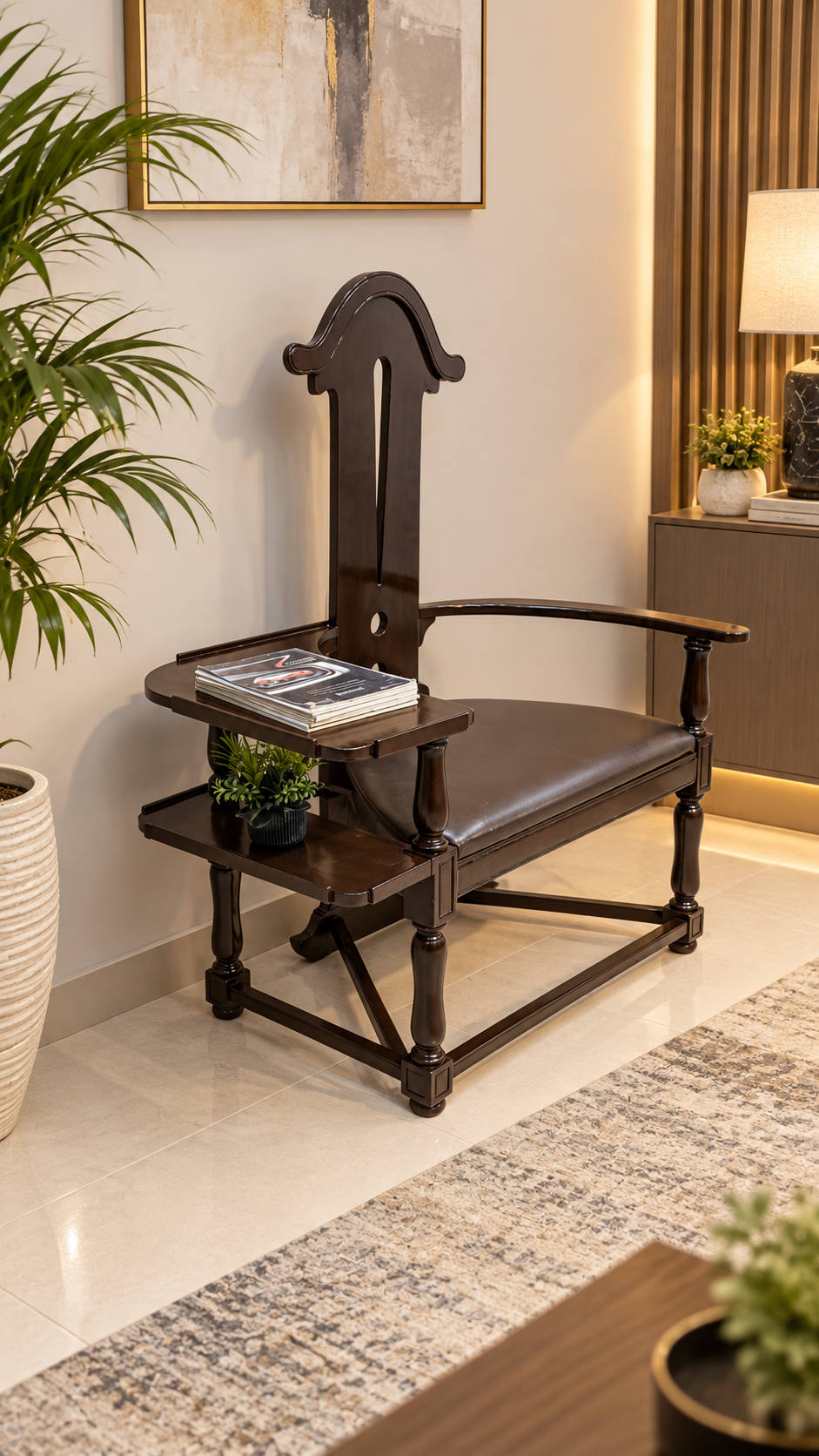 High Back Armchair