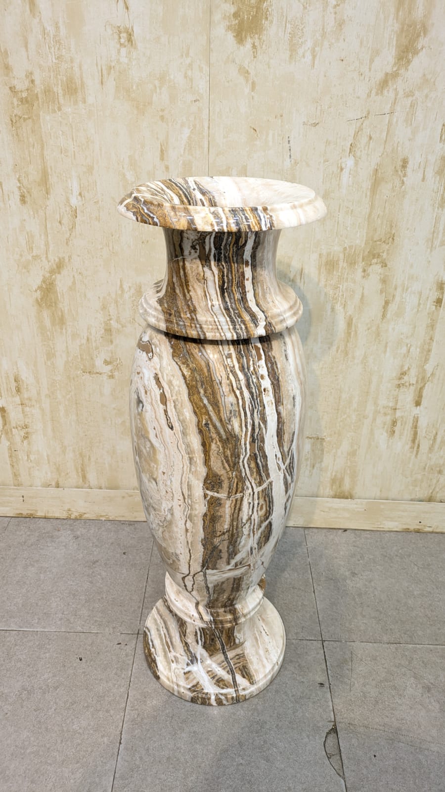 Onyx Marble Floor Vase