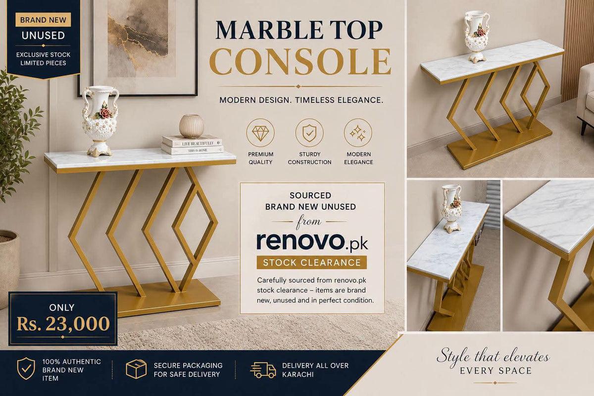 Marble Top Console