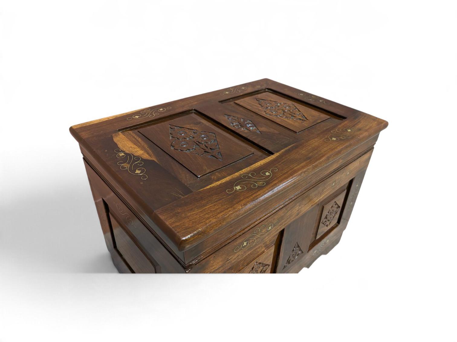 Brand New Unused Solid Sheesham Wood Trunk
