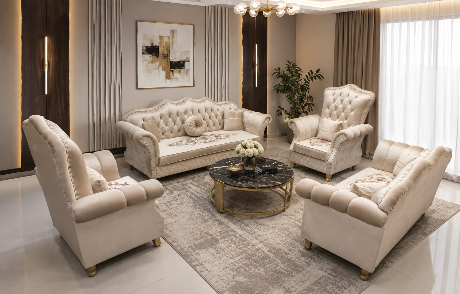 7 Seater Sofa Set