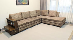 6 Seater L Shape Sofa Set