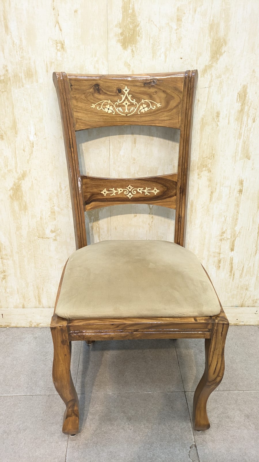 Solid Sheesham Wood 6 Seater Dining Table