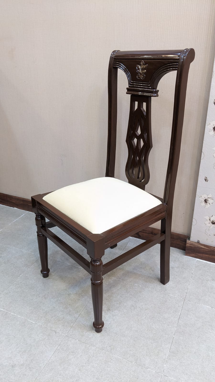 Solid Sheesham Wood 6 Seater Dining Table