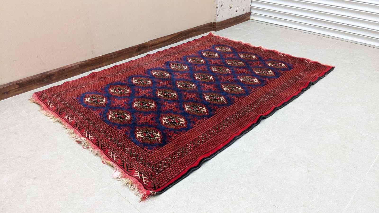 ✨Afghan Bokhara ✨ Hand Knotted Carpet