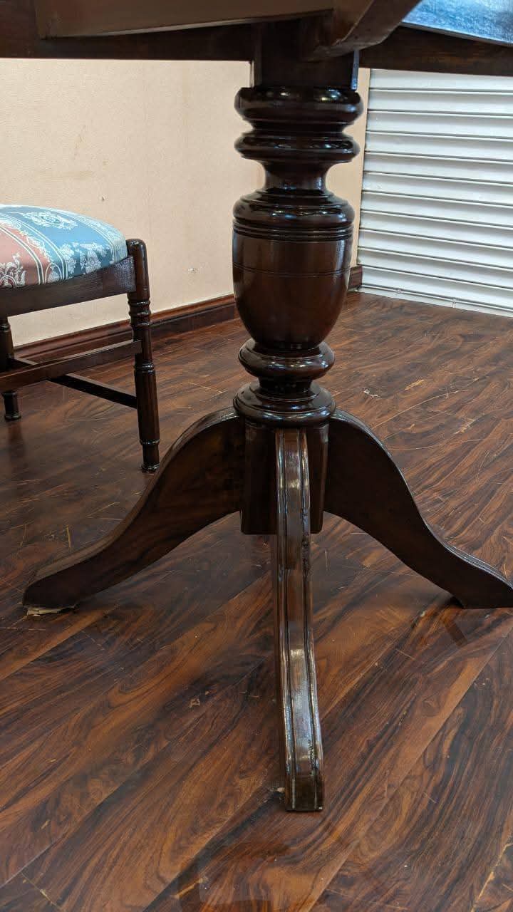Solid Sheesham Wood 4 Seater Dining Table