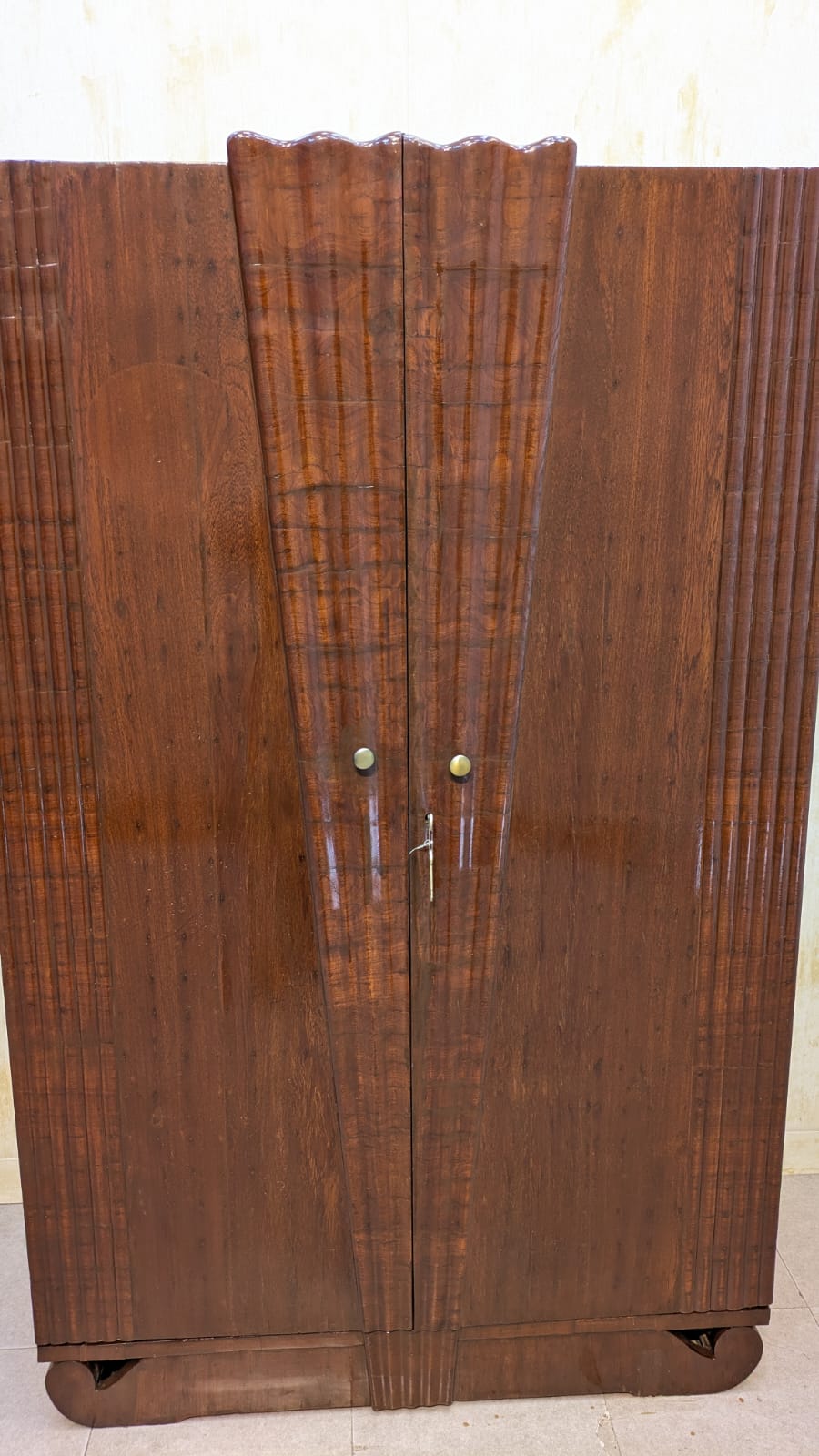 Solid Burma Teak Wood 2 Door Almirah