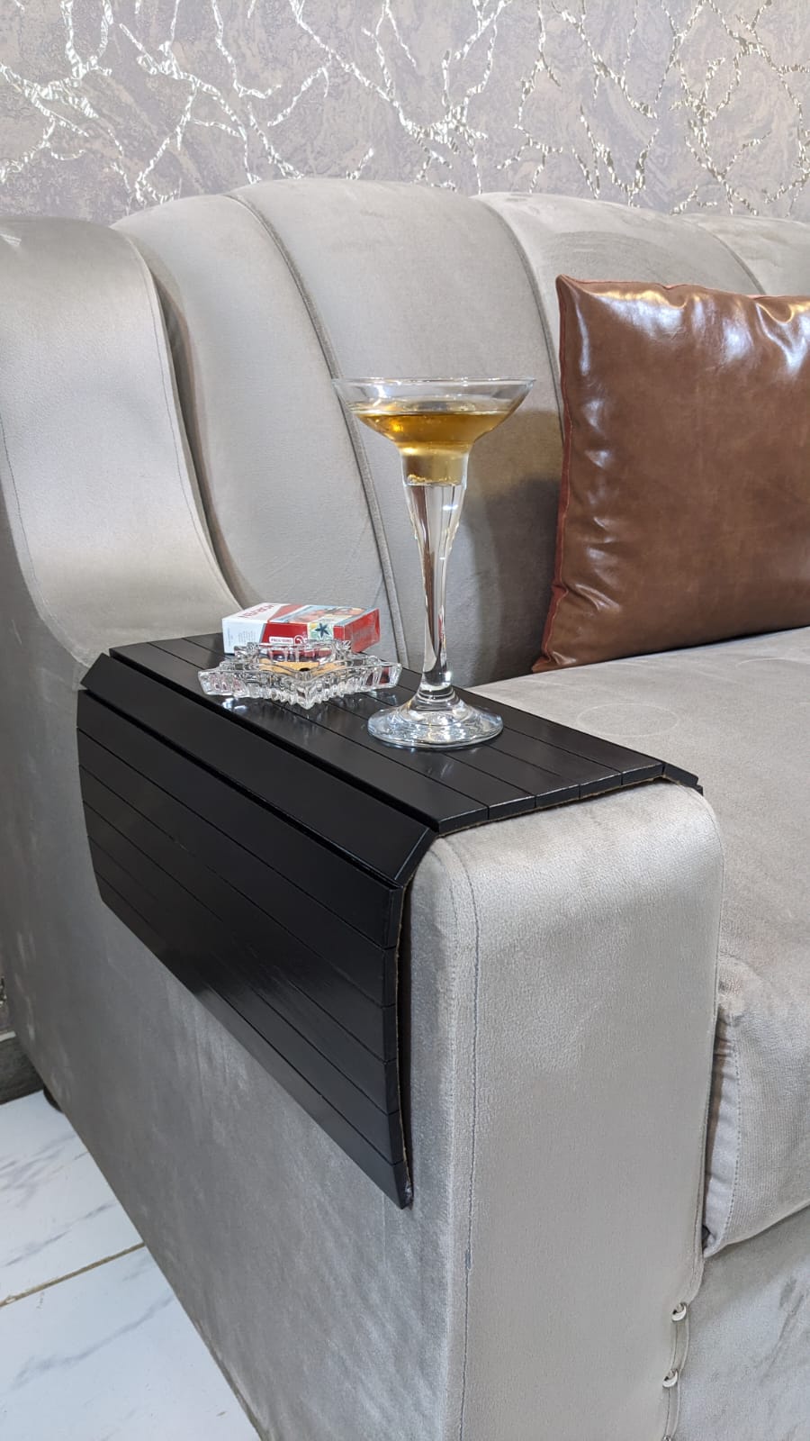 Brand New Wooden Sofa Armrest Table
