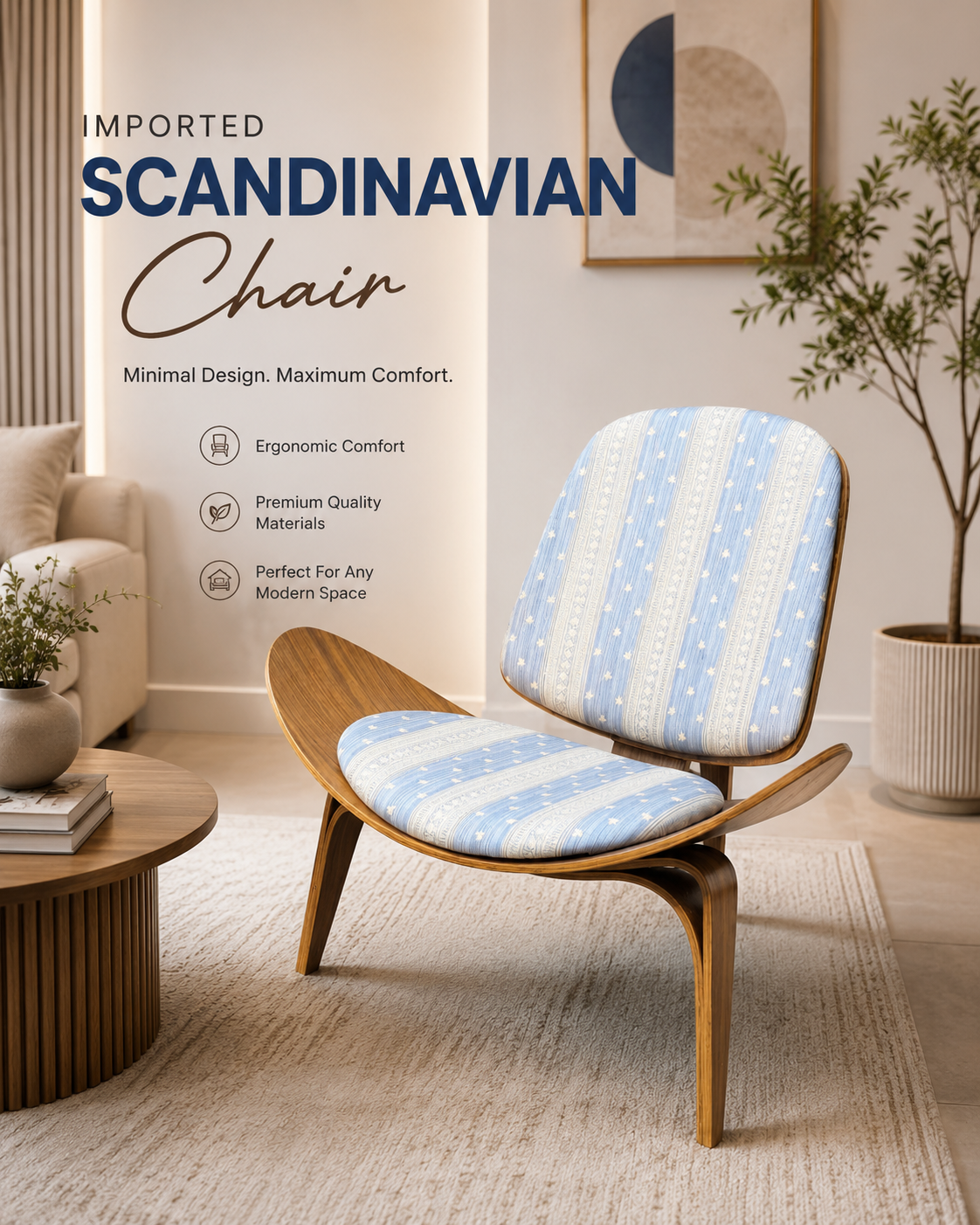 Imported Scandinavian Chair