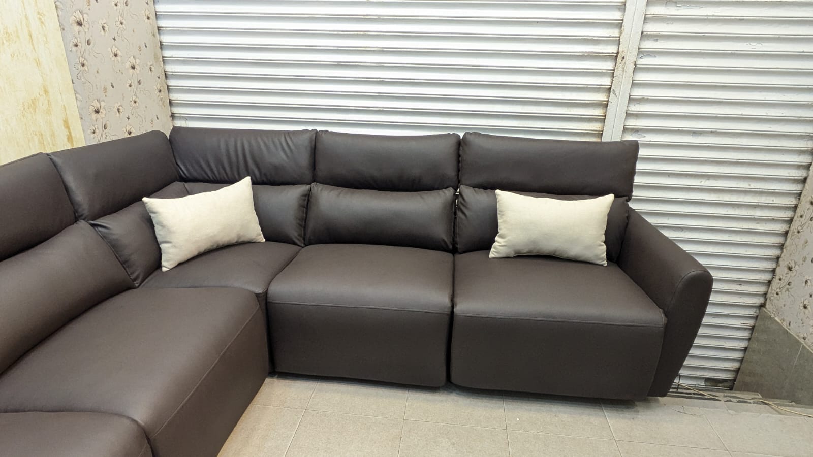 Imported 7 Seater Sectional Sofa Set with Power Reclining Seats