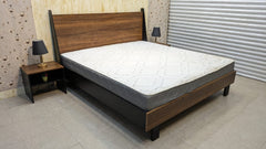 Habitt King Size Bed With 2 Side Tables and Mattress