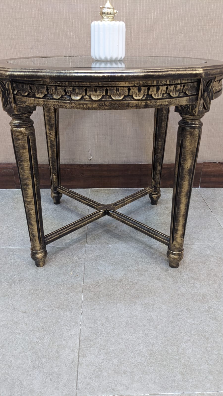 Pair Of Coffee Chairs and Table Set
