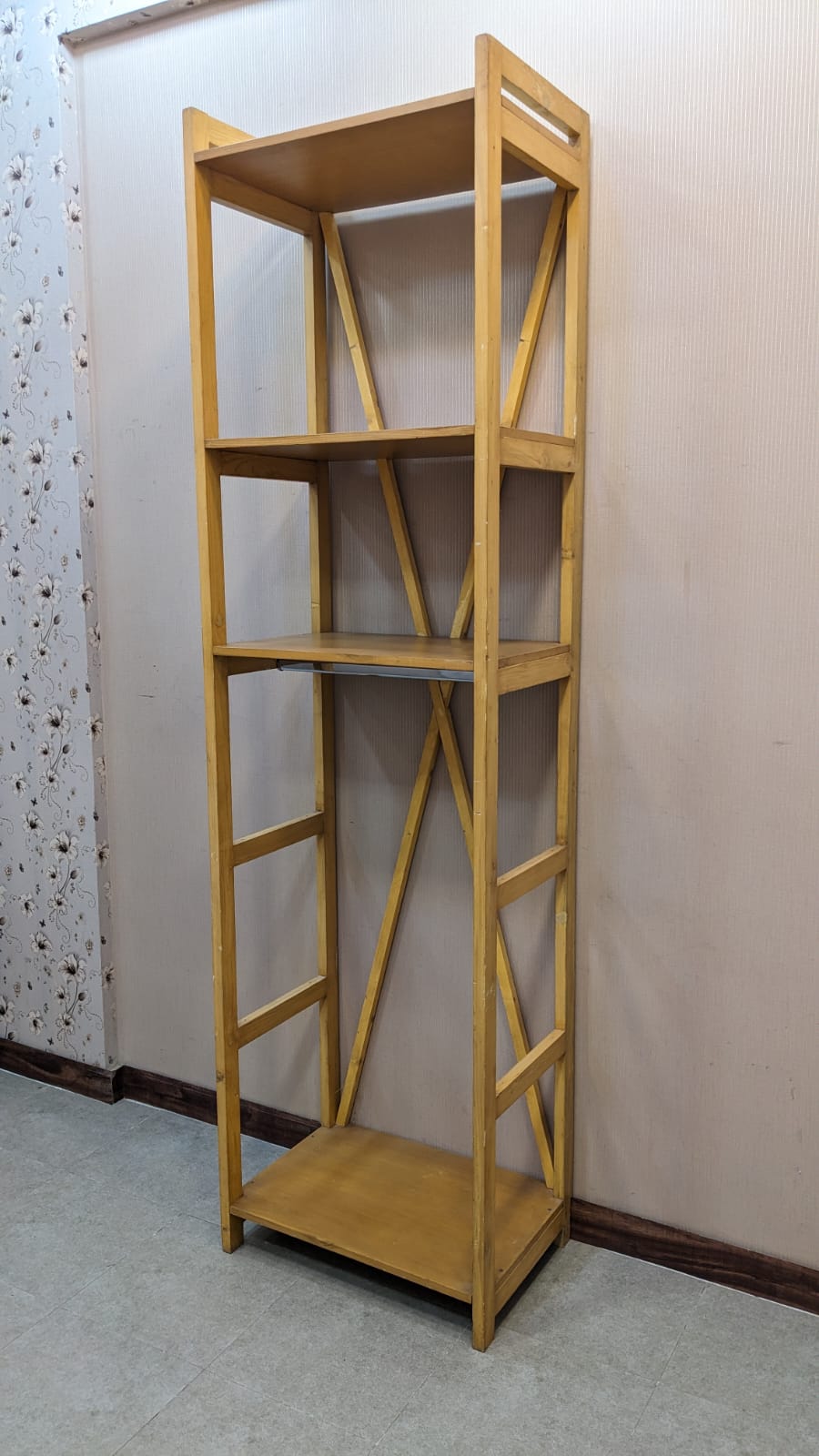 Pure Wooden Clothes Rack