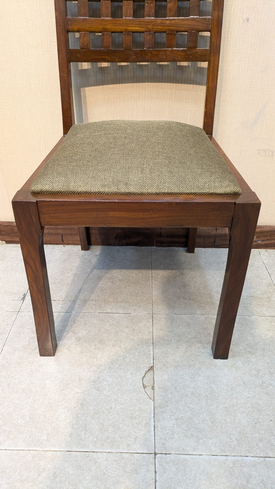 Solid Sheesham Wood 6 Seater Dining Table