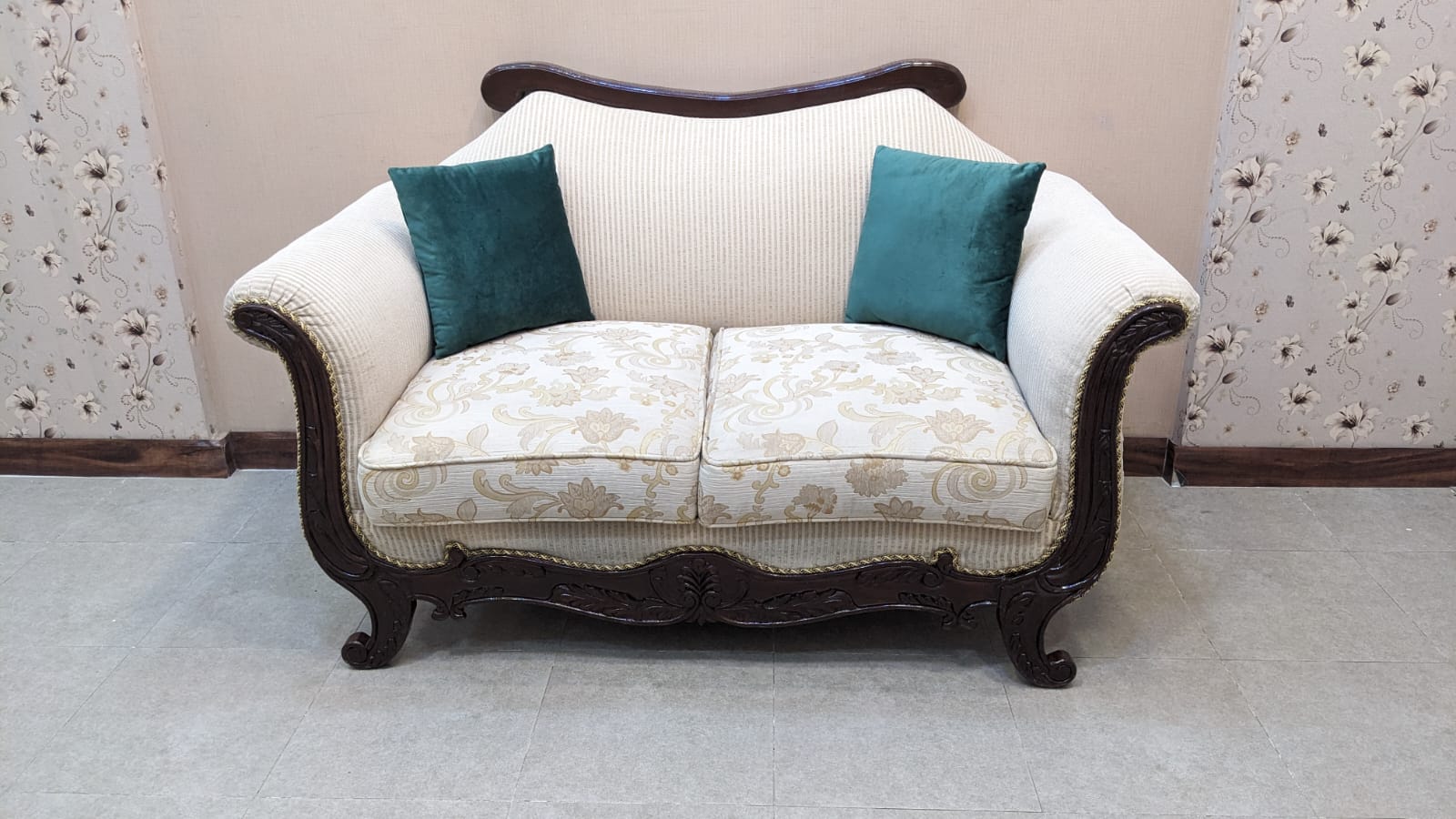 Sheesham Wood 5 Seater Sofa Set