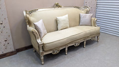 Solid Sheesham Wood 3 Seater Chinioti Sofa