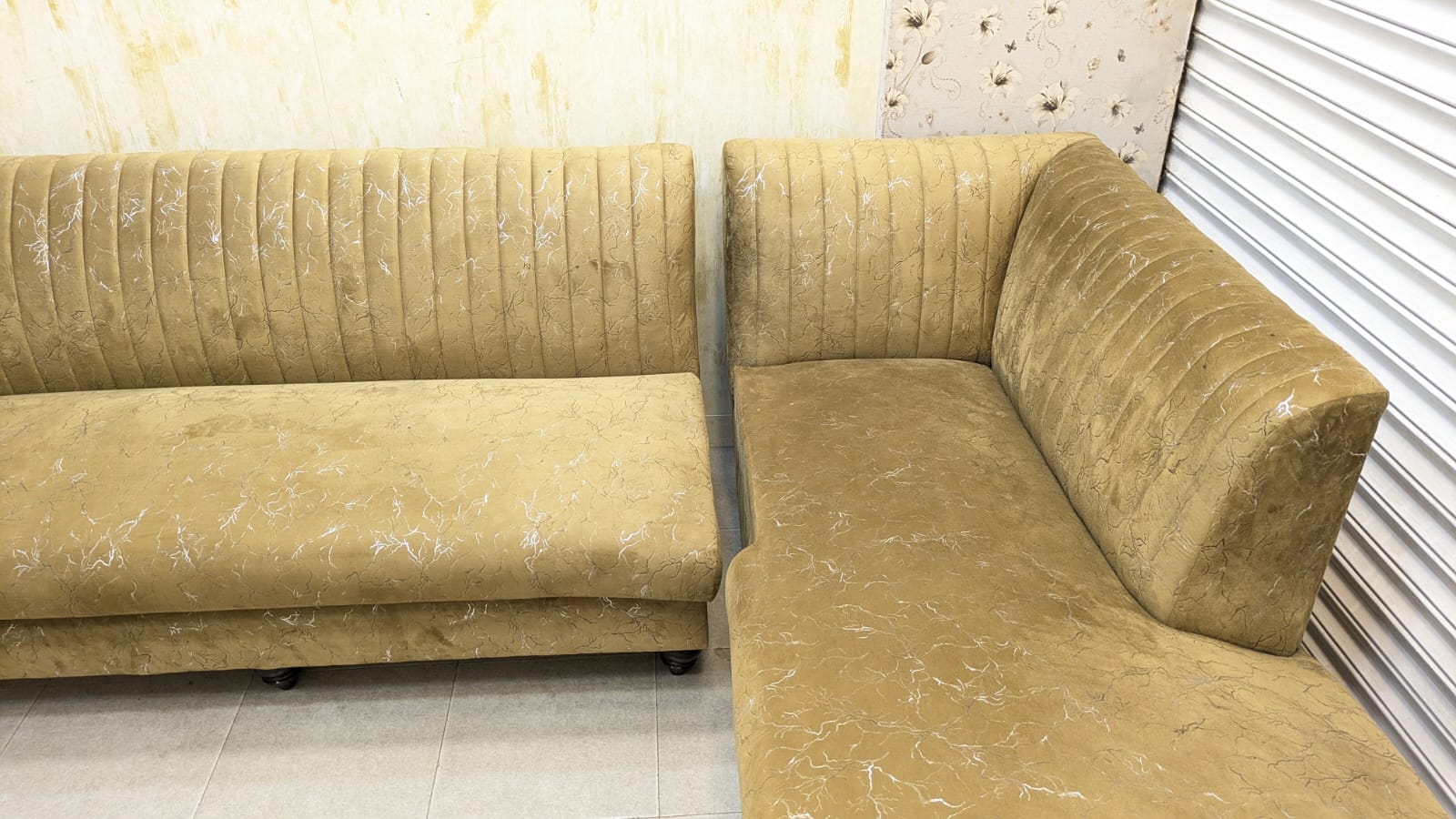 6 Seater L Shape Sofa Set
