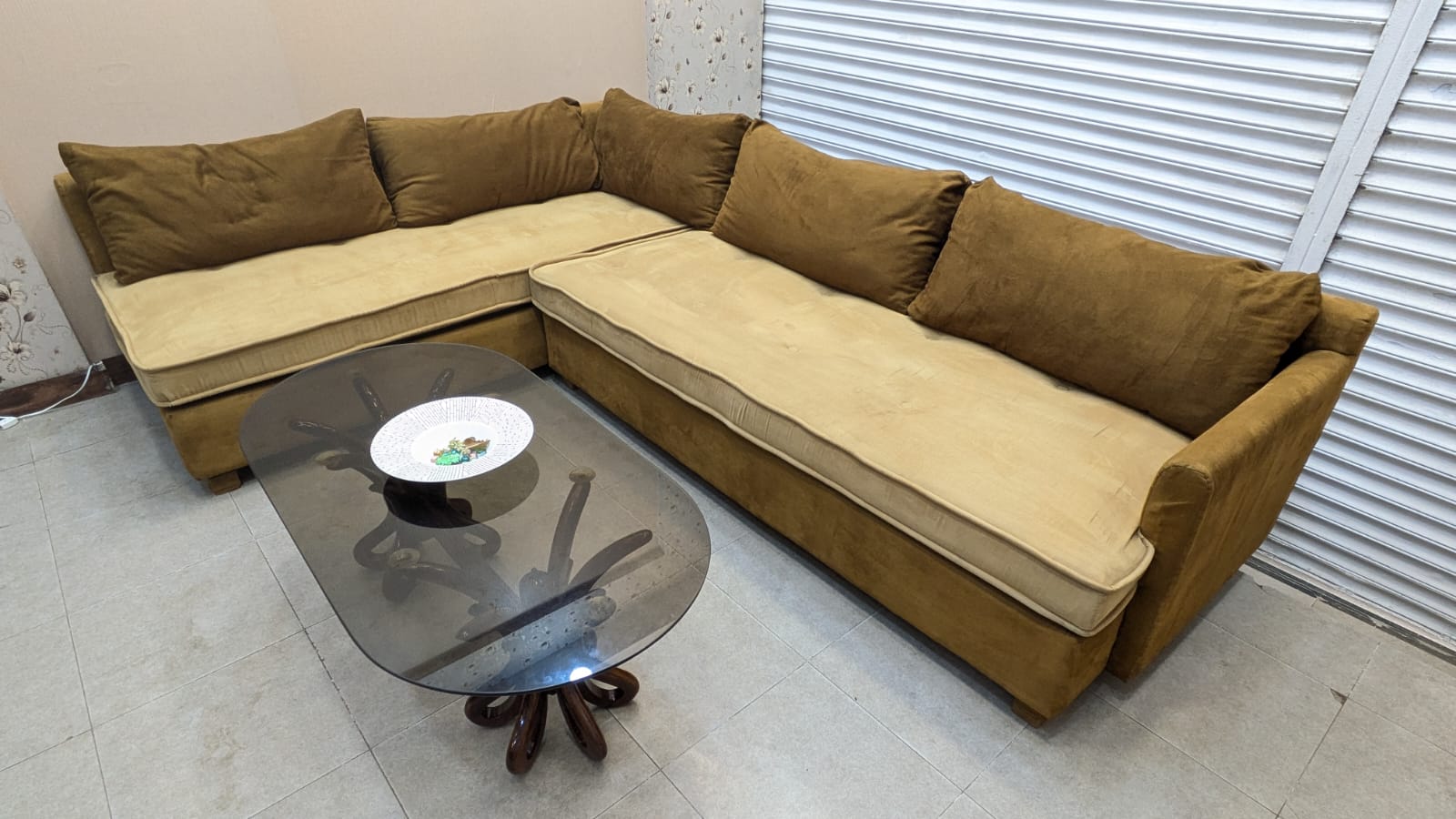 Comfortable 7 Seater L Shape Sofa Set