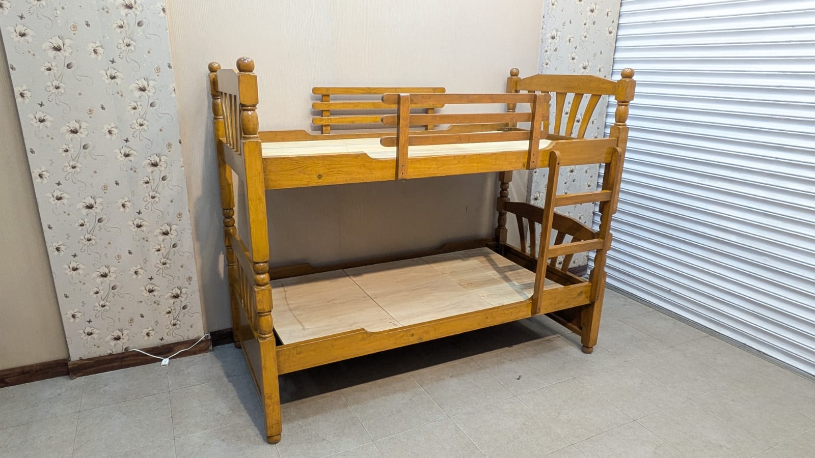 Solid Diyar Wood Bunk Bed
