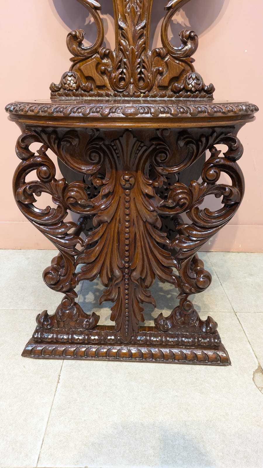 ITALIAN RENAISSANCE REVIVAL SGABELLO CHAIR