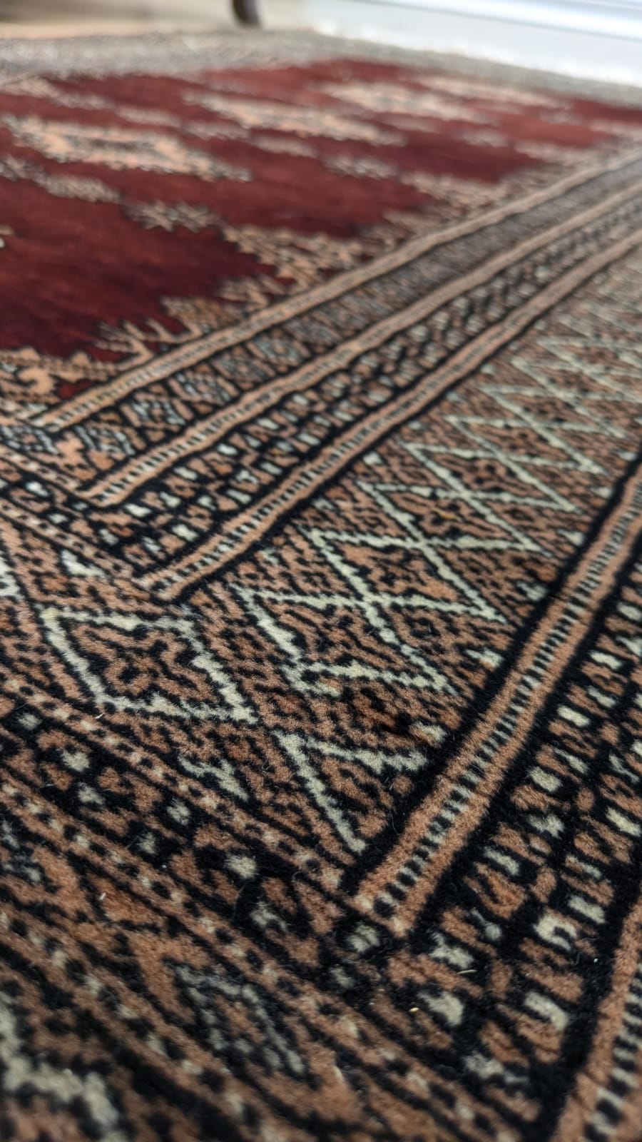Vintage PAK Jaldar Hand Knotted Carpet