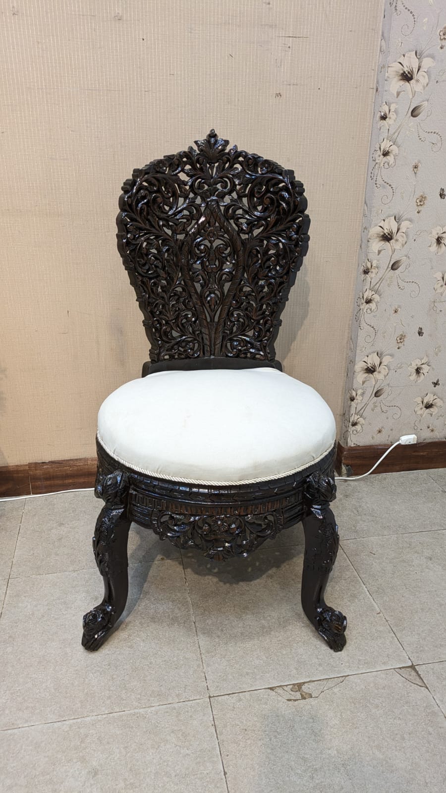 Solid Sheesham Wood Pair of Peri chairs