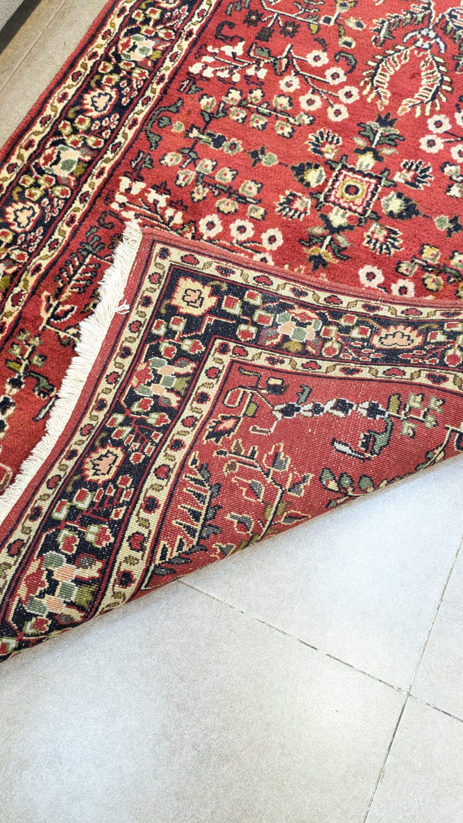 Vintage Persian Hand Knotted Carpet
