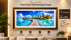 Wall Mounted Vinyl Frame brand new