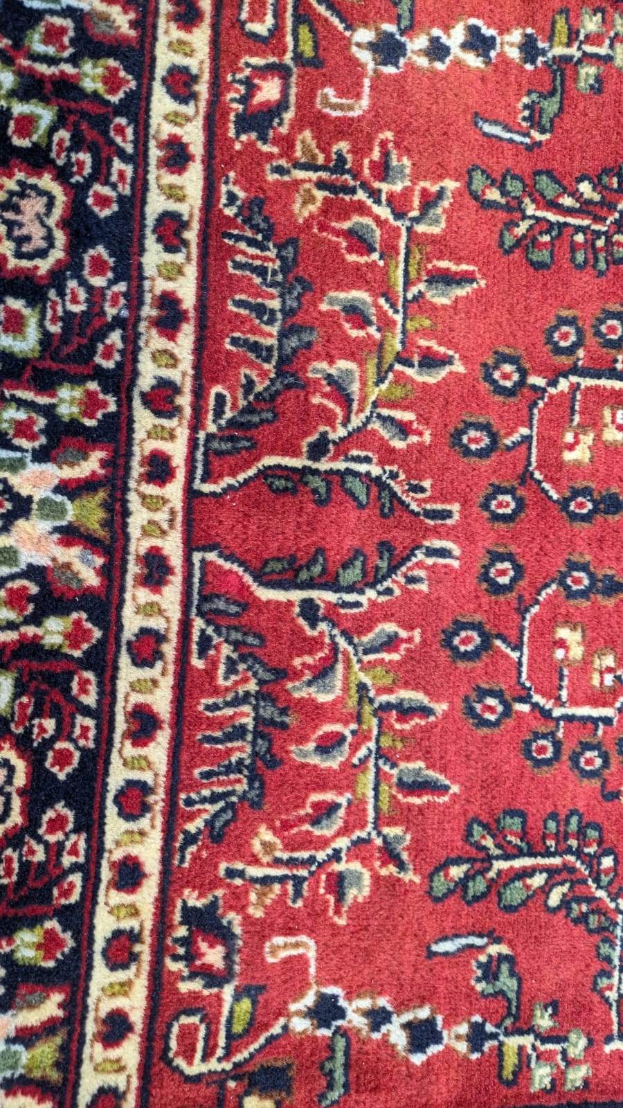 Vintage Persian Hand Knotted Carpet