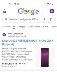 ✨ Dawlance ✨ Refrigerator