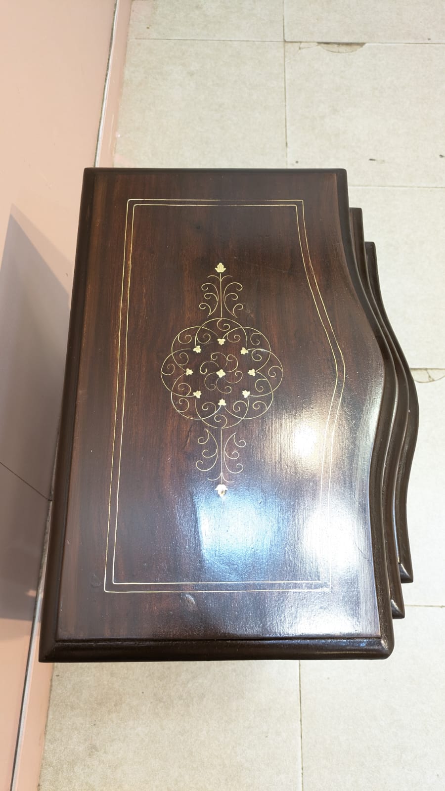 Solid Sheesham Wood Nesting Tables