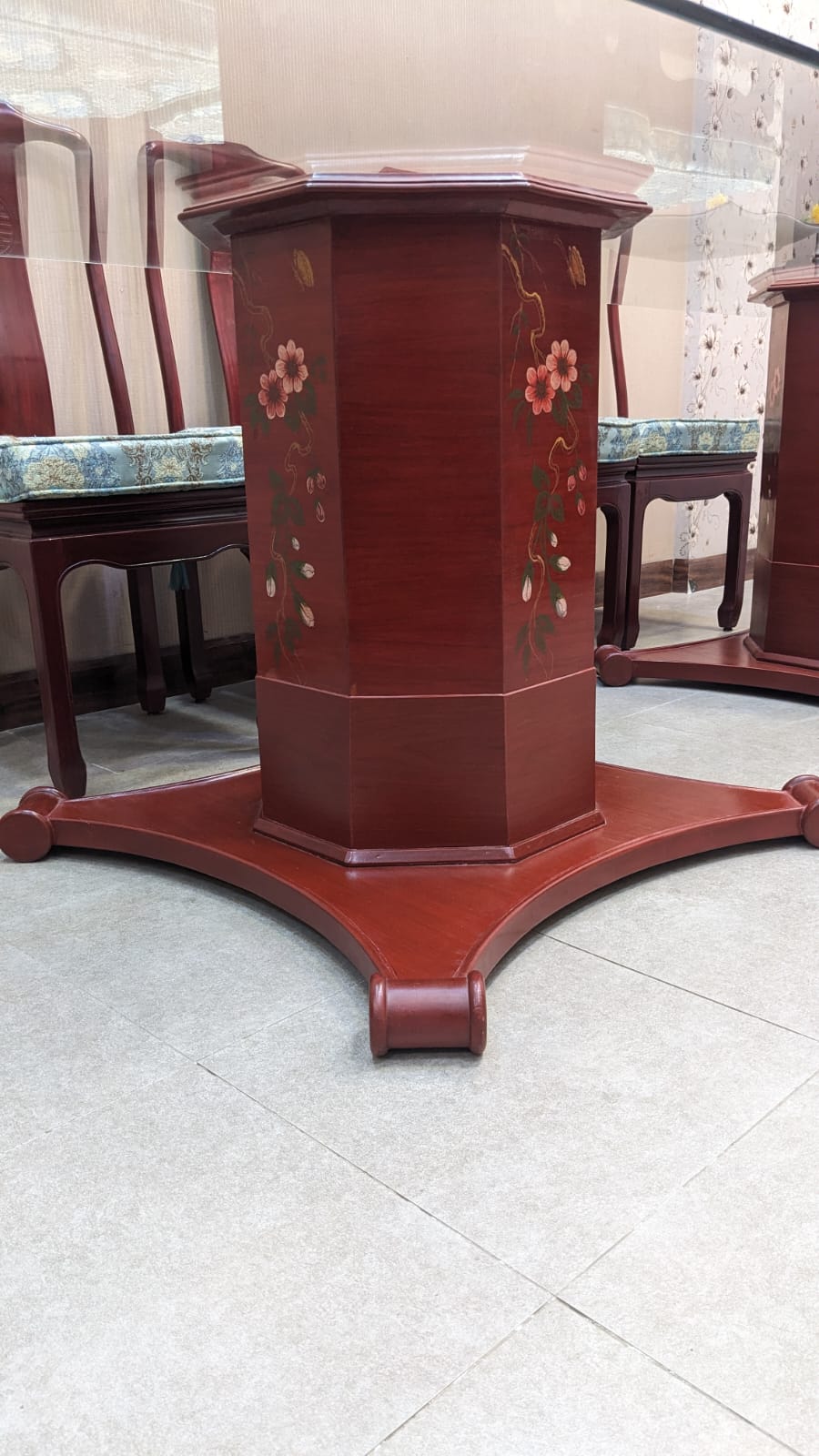 Antique Imported Chinese 10 Seater Dining Table