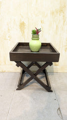 Brand New Pure Wooden Foldable Corner Table