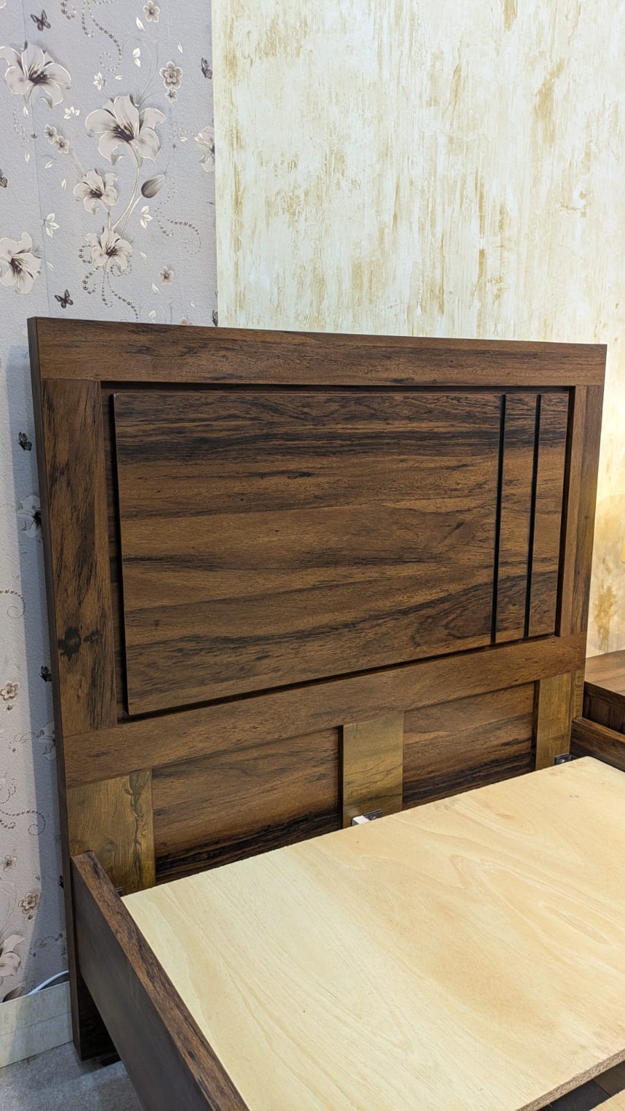 Brand New Pair of Single Beds with Shared Side Table