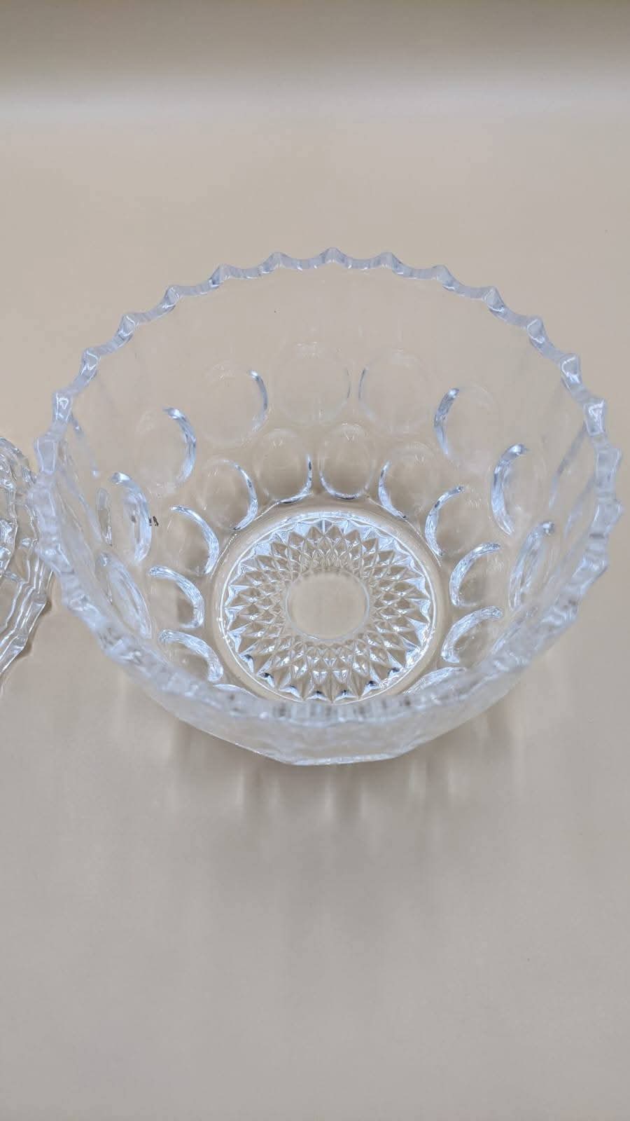 Decorative Glass Candy Jar