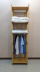 Pure Wooden Clothes Rack