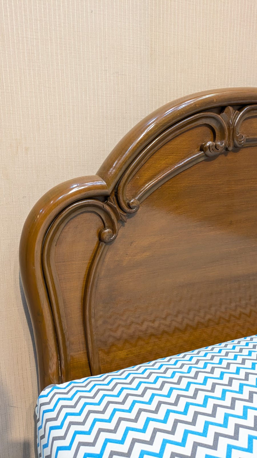 Single Bed with Box Mattress