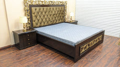 King Size Bed with 2 Side Tables and Dressing Table