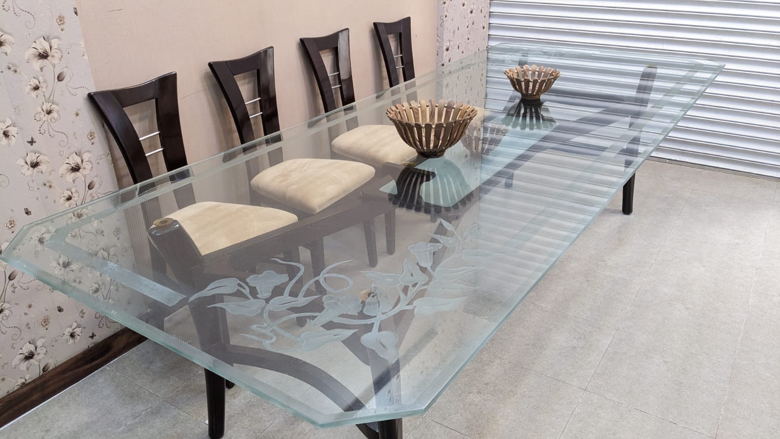 Solid Sheesham Wood 10 Seater Dining Table